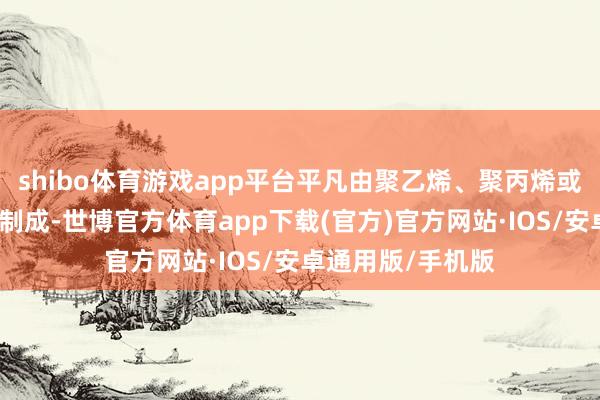 shibo体育游戏app平台平凡由聚乙烯、聚丙烯或尼龙等塑料纤维制成-世博官方体育app下载(官方)官方网站·IOS/安卓通用版/手机版