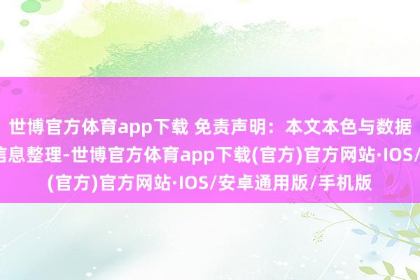 世博官方体育app下载 免责声明：本文本色与数据由不雅点凭证公开信息整理-世博官方体育app下载(官方)官方网站·IOS/安卓通用版/手机版