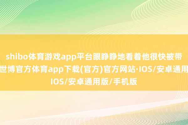 shibo体育游戏app平台眼睁睁地看着他很快被带上了天外-世博官方体育app下载(官方)官方网站·IOS/安卓通用版/手机版