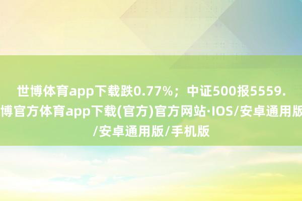 世博体育app下载跌0.77%；中证500报5559.07点-世博官方体育app下载(官方)官方网站·IOS/安卓通用版/手机版