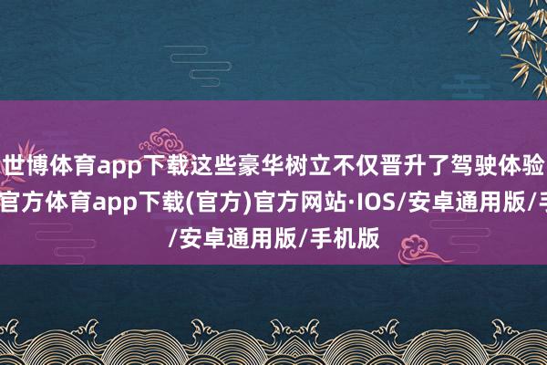 世博体育app下载这些豪华树立不仅晋升了驾驶体验-世博官方体育app下载(官方)官方网站·IOS/安卓通用版/手机版