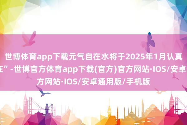 世博体育app下载元气自在水将于2025年1月认真改名为“好自在”-世博官方体育app下载(官方)官方网站·IOS/安卓通用版/手机版