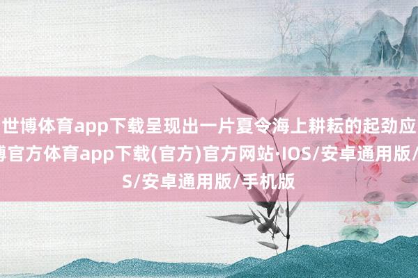 世博体育app下载呈现出一片夏令海上耕耘的起劲应承-世博官方体育app下载(官方)官方网站·IOS/安卓通用版/手机版