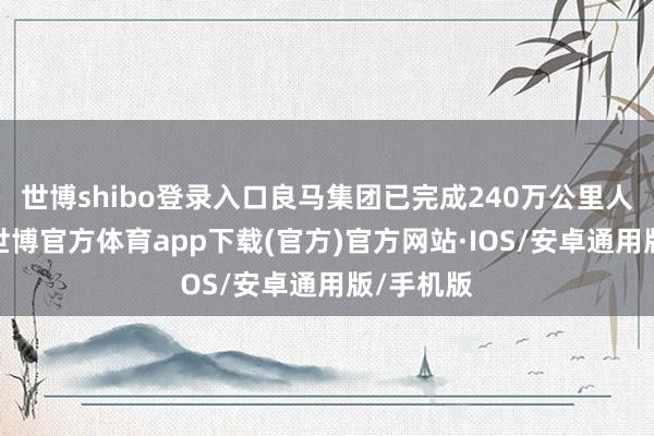 世博shibo登录入口良马集团已完成240万公里人人测试-世博官方体育app下载(官方)官方网站·IOS/安卓通用版/手机版