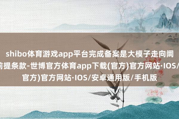 shibo体育游戏app平台完成备案是大模子走向阛阓、完了贸易化的前提条款-世博官方体育app下载(官方)官方网站·IOS/安卓通用版/手机版
