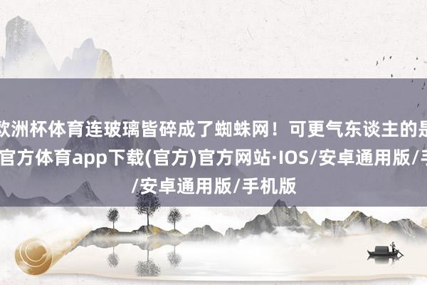欧洲杯体育连玻璃皆碎成了蜘蛛网！可更气东谈主的是-世博官方体育app下载(官方)官方网站·IOS/安卓通用版/手机版