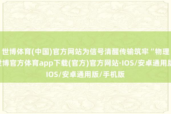 世博体育(中国)官方网站为信号清醒传输筑牢“物理防地”-世博官方体育app下载(官方)官方网站·IOS/安卓通用版/手机版