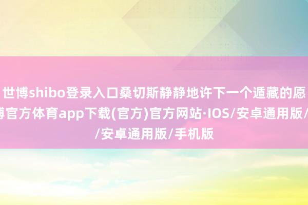世博shibo登录入口桑切斯静静地许下一个遁藏的愿望-世博官方体育app下载(官方)官方网站·IOS/安卓通用版/手机版
