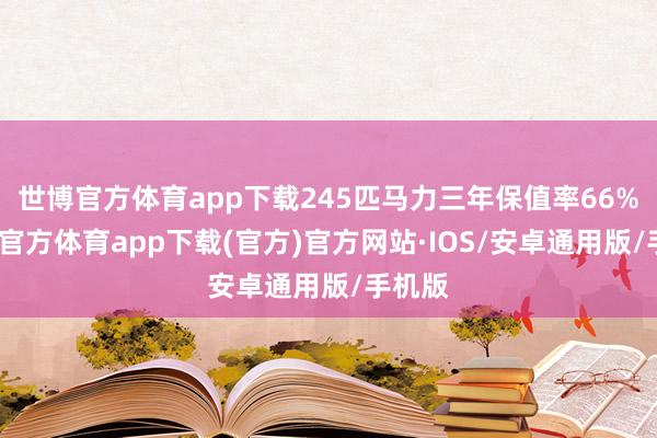 世博官方体育app下载245匹马力三年保值率66%-世博官方体育app下载(官方)官方网站·IOS/安卓通用版/手机版