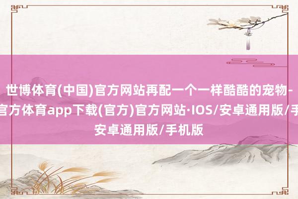 世博体育(中国)官方网站再配一个一样酷酷的宠物-世博官方体育app下载(官方)官方网站·IOS/安卓通用版/手机版
