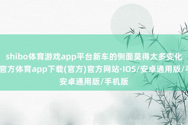 shibo体育游戏app平台新车的侧面莫得太多变化-世博官方体育app下载(官方)官方网站·IOS/安卓通用版/手机版