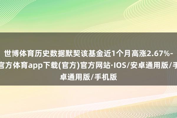 世博体育历史数据默契该基金近1个月高涨2.67%-世博官方体育app下载(官方)官方网站·IOS/安卓通用版/手机版