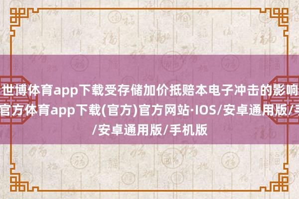 世博体育app下载受存储加价抵赔本电子冲击的影响-世博官方体育app下载(官方)官方网站·IOS/安卓通用版/手机版